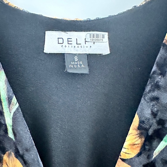 DELFI COLLECTIVE Velvet Floral Mini Dress - Picture 6 of 9